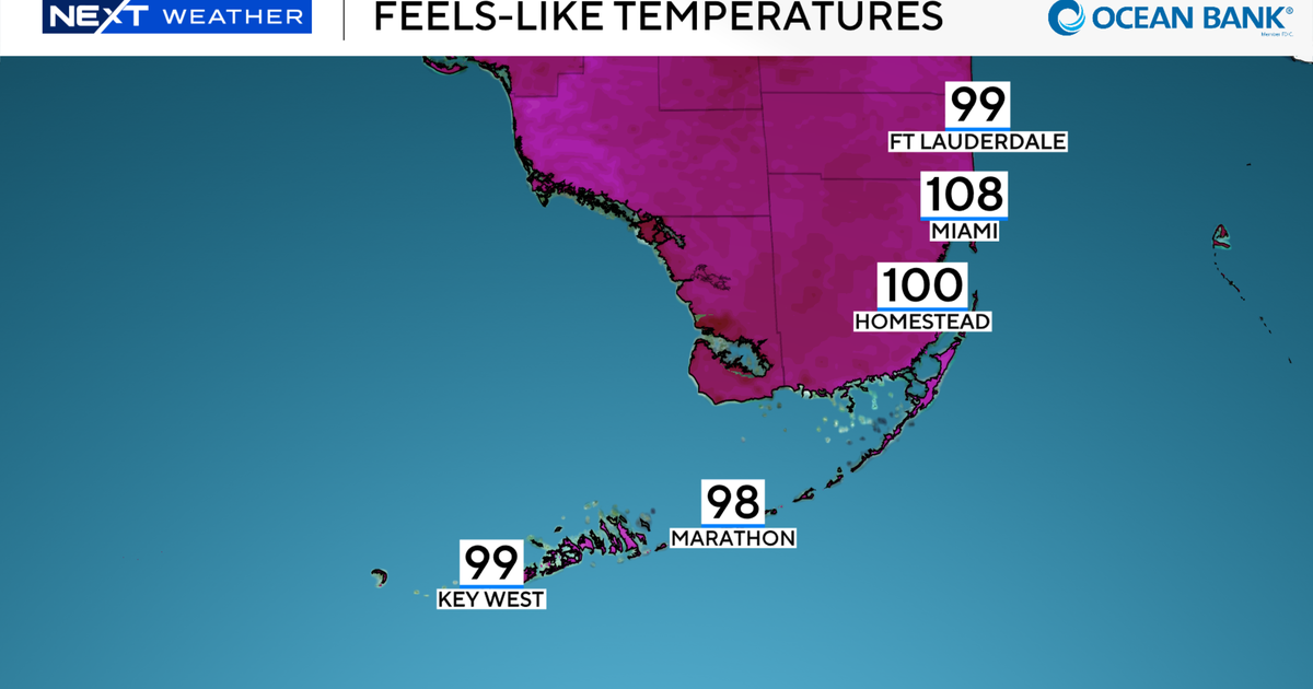 South Florida stays hot, humid on Thursday with more chances of showers and storms