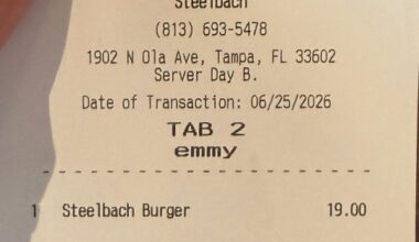 Additional surcharge at Tampa restaurant surprises customers, parent company says its a ‘venue fee’