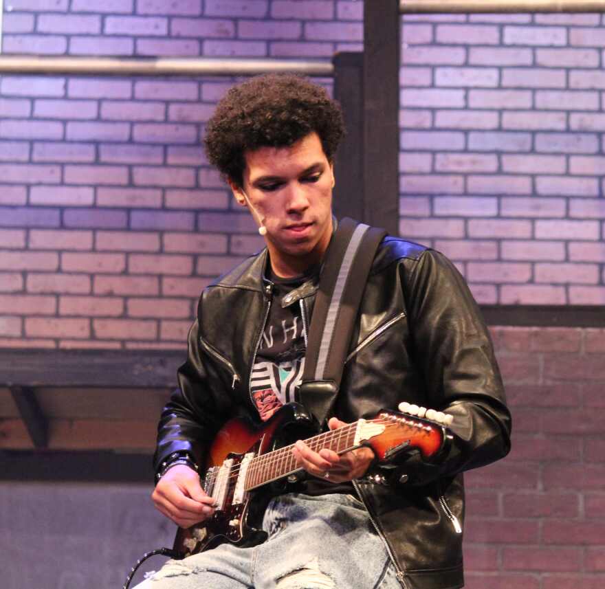 Florida Southern College sophomore Tyler Scott plays the part of Roger Davis in 'Rent.'