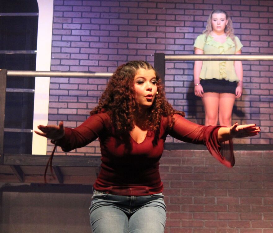 Florida Southern College sophomore Hannah Cruz is 'Over the Moon' to play Maureen in 'Rent.'
