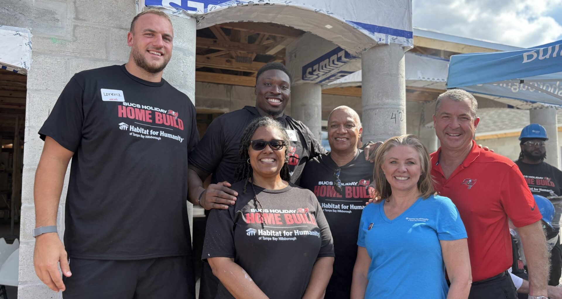 Tampa Bay Buccaneers Partner With Habitat For Humanity