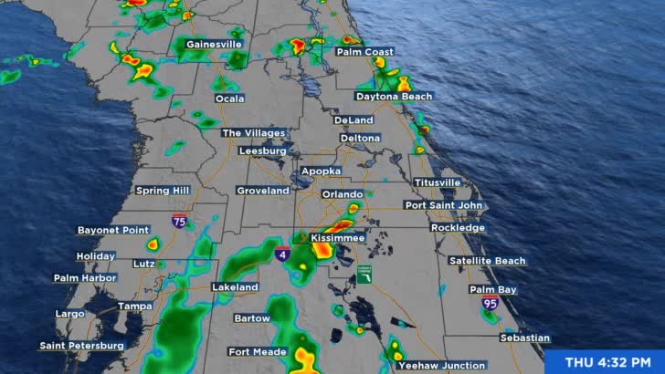 LIVE RADAR: Strong storms moving through Central Florida