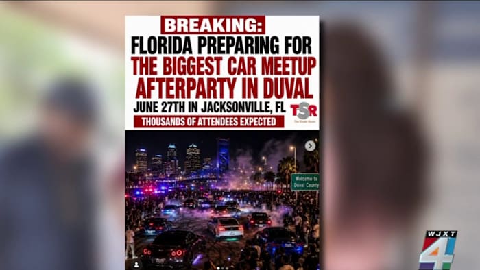 JSO says it’s aware of large ‘car meetup afterparty’ in Downtown Jacksonville promoted on social media