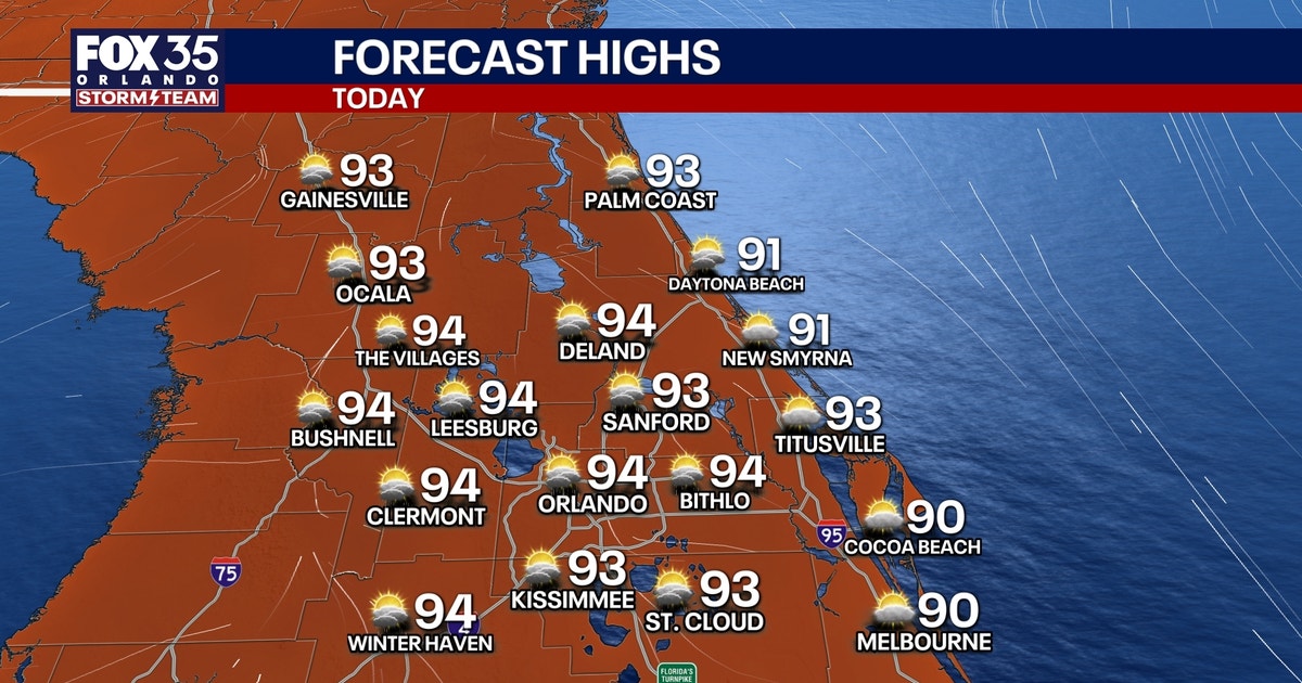 Orlando weather: Hot and stormy Friday as storm chances decrease for the weekend