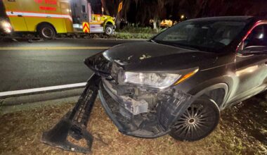 Man arrested after following ambulance, causing crash in Ruskin