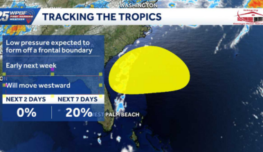 Disturbance could develop off Florida coast next week