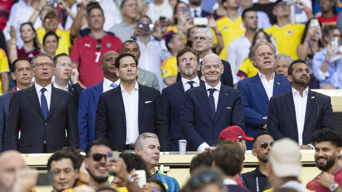 Marco Rubio, Kash Patel attends World Cup match at Hard Rock