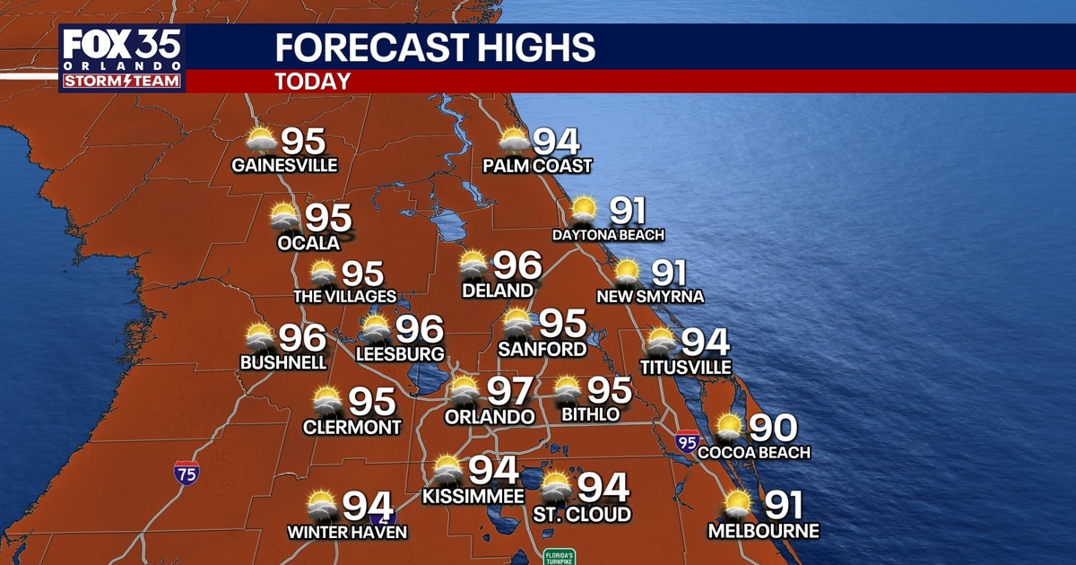 Orlando weather: Sunday storm timeline, 100-degree heat index, July 4th outlook