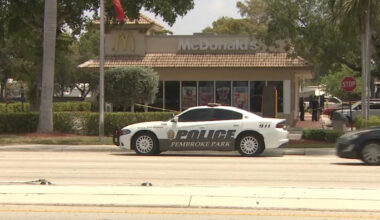 Suspects sought after dad and 11-year-old daughter shot outside Florida McDonald's