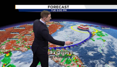 Rain chances increase to start the week