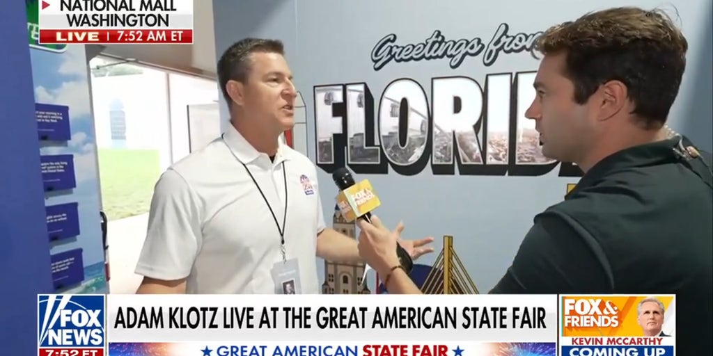 Adam Klotz explores Florida's exhibits at Great American State Fair