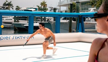 A Floating Pickleball Court Opens in Fort Lauderdale: See Photos