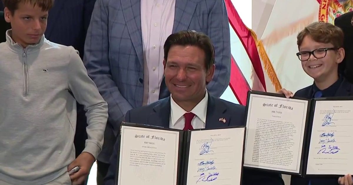 Gov. DeSantis signs $117.6B Florida budget with tax relief, debt reduction and record reserves