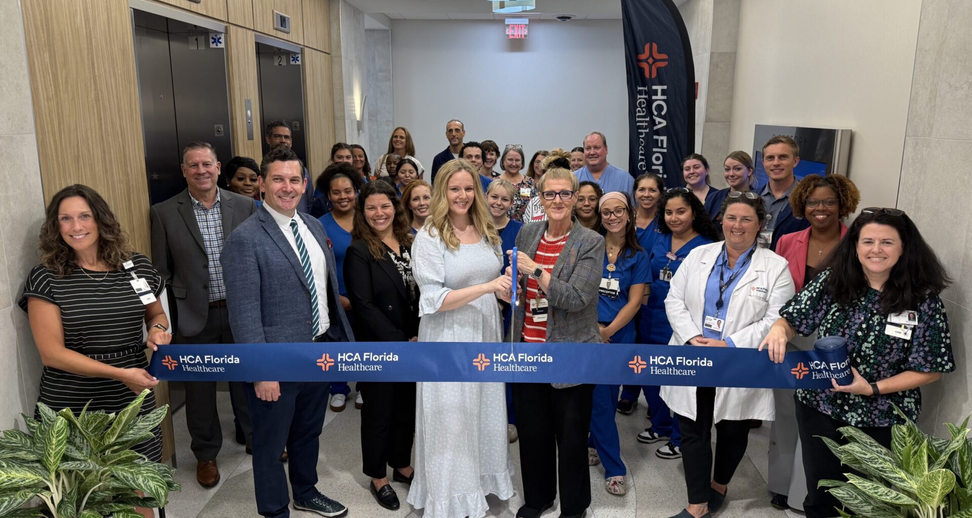 HCA Florida Brandon Hospital Hosts Office Ribbon Cutting And Tours