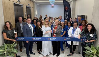 HCA Florida Brandon Hospital Hosts Office Ribbon Cutting And Tours