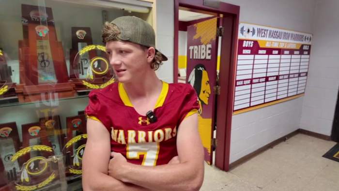 West Nassau Running Back Avery Griffin Full Interview