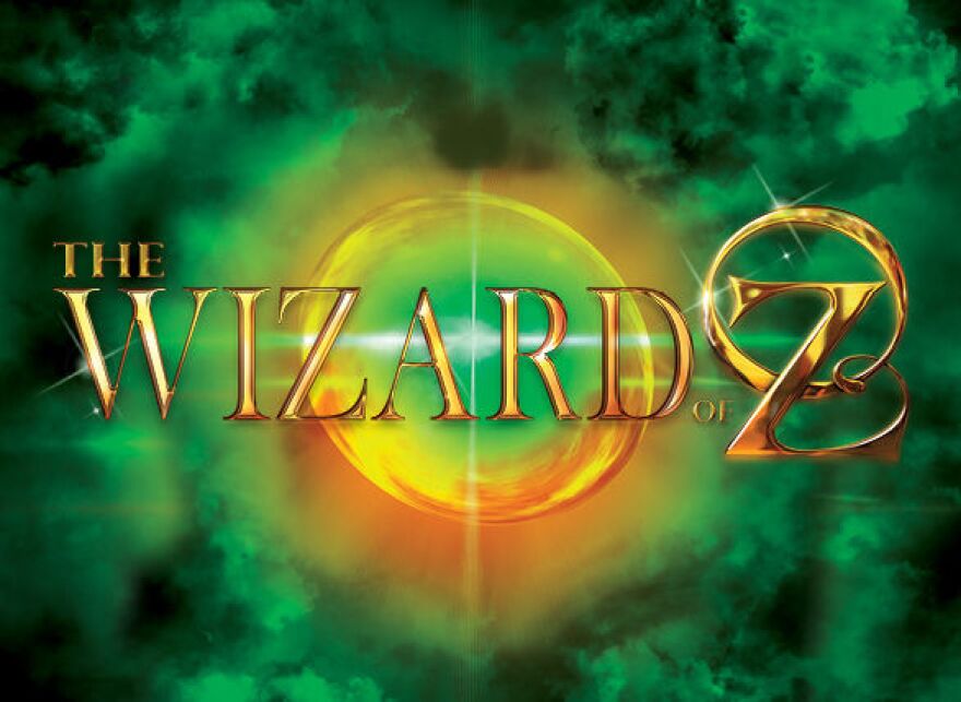 Broadway Palm Dinner Theatre Graphic for 'The Wizard of Oz'