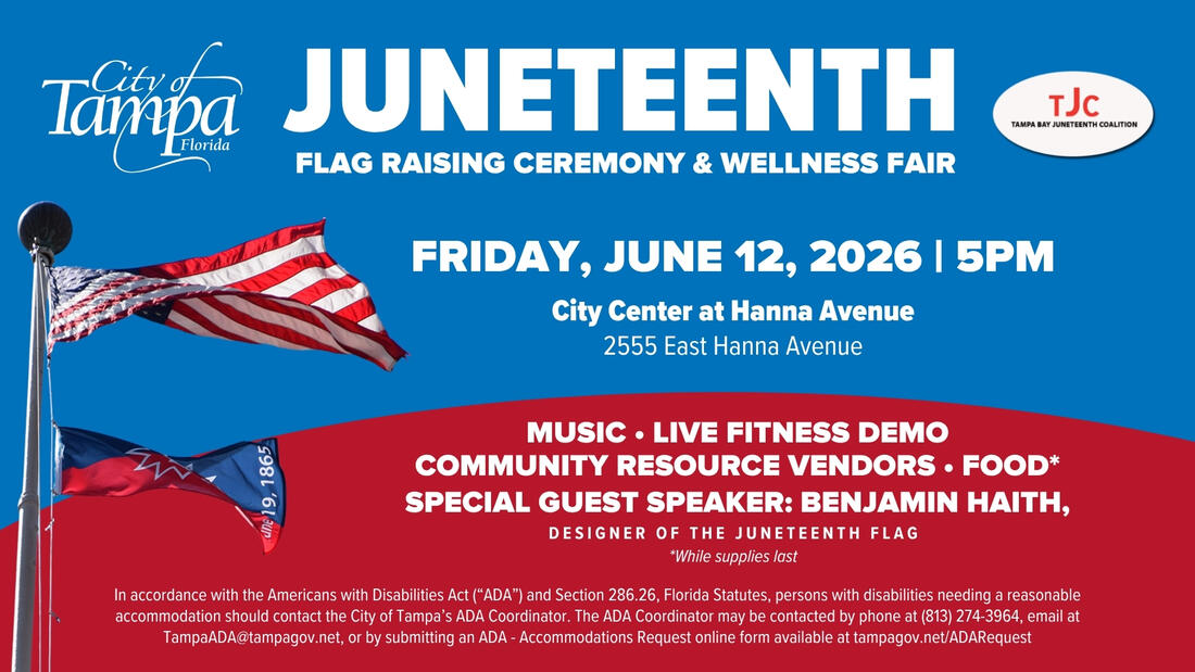Special Guest to Join City of Tampa Annual Juneteenth Celebration