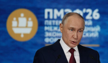 Russia's President Putin attends the St. Petersburg International Economic Forum