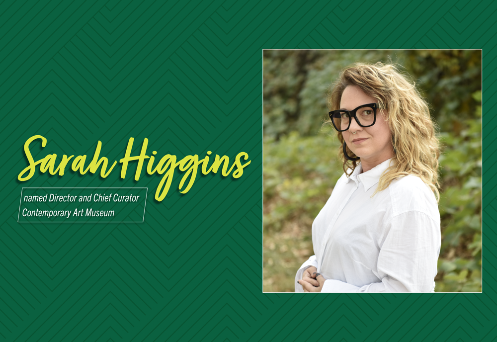 Sarah Higgins named Director & Chief Curator Contemporary Art Museum