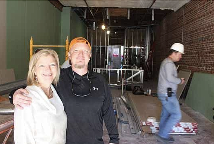 The mother-son duo of Susan and Brian Miller are shown in this file image from 2016 as space for Bold City Downtown was being built-out at 109 E. Bay St. Bold City announced in 2026 it was closing the Downtown microbrewery and moving its equipment to the production facility on Rosselle Street.
