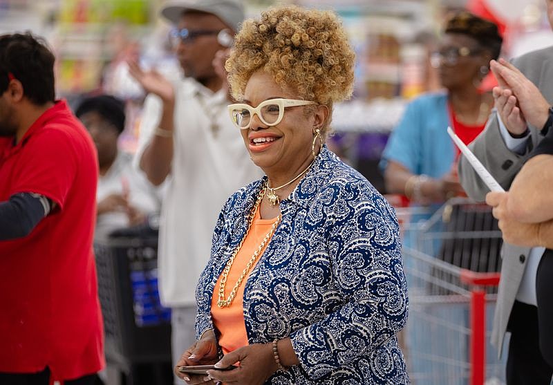 Jacksonville City Council member Ju'Coby Pittman, whose District 10 includes the Winn-Dixie store at 201 W. 48th St., attends an opening of the store on June 20. Jacksonville City Council member Ju'Coby Pittman, whose District 10 includes the Winn-Dixie store at 201 W. 48th St., attends an opening of the store on June 20.