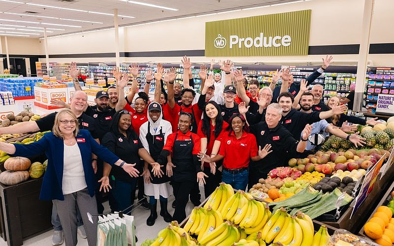 At its store at 201 W. 48th St., Winn-Dixie said it retained 28 staff members from the store's previous brand, Harveys Supermarket, and hired 55 more employees from two hiring events. At its store at 201 W. 48th St., Winn-Dixie said it retained 28 staff members from the store's previous brand, Harveys Supermarket, and hired 55 more employees from two hiring events.