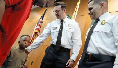 ‘It was therapeutic’: Boy reunites with off-duty paramedics who rescued him from drowning