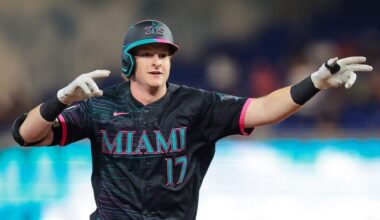 Owen Caissie three hits lead Miami Marlins to win vs Giants