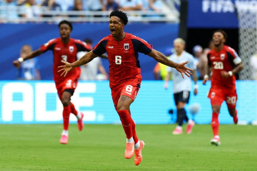 Cape Verde's Kevin Pina celebrates scoring their first goal against Uruguay during their FIFA World Cup 2026 Group H match at Miami Stadium, Miami Gardens, Florida, US on Sunday Cape Verde's Kevin Pina celebrates scoring their first goal against Uruguay during their FIFA World Cup 2026 Group H match at Miami Stadium, Miami Gardens, Florida, US on Sunday