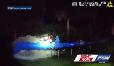'The man should have never been in a car': Crash at Martin County water plant disrupts service