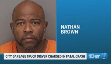 St. Petersburg garbage truck driver charged in fatal hit-and-run crash