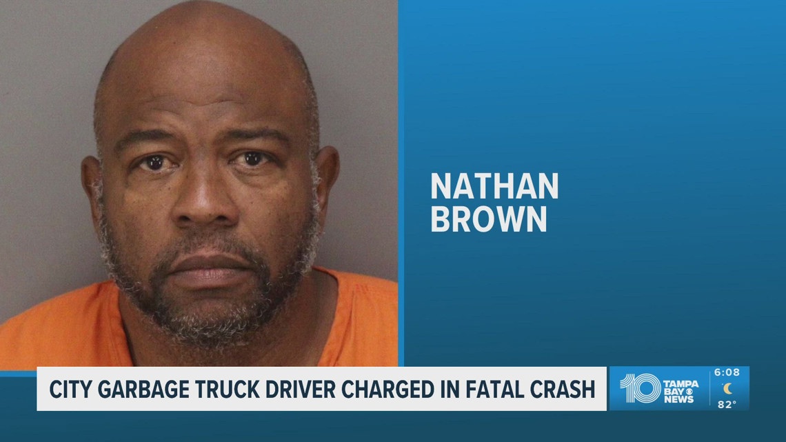 St. Petersburg garbage truck driver charged in fatal hit-and-run crash