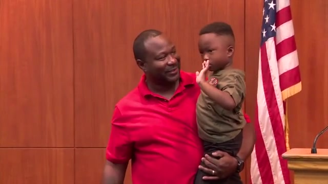 2 firefighters reunite with boy pulled unresponsive from Lauderdale-By-The-Sea hotel pool - WSVN 7News | Miami News, Weather, Sports