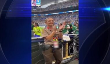 Uruguayan MDSO deputy seen singing anthem at World Cup match speaks out on ‘very special’ viral moment - WSVN 7News | Miami News, Weather, Sports