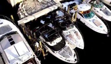4 boats damaged after fire ignites overnight at Miami marina - WSVN 7News | Miami News, Weather, Sports
