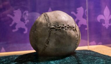 World’s oldest football travels from Stirling to Miami