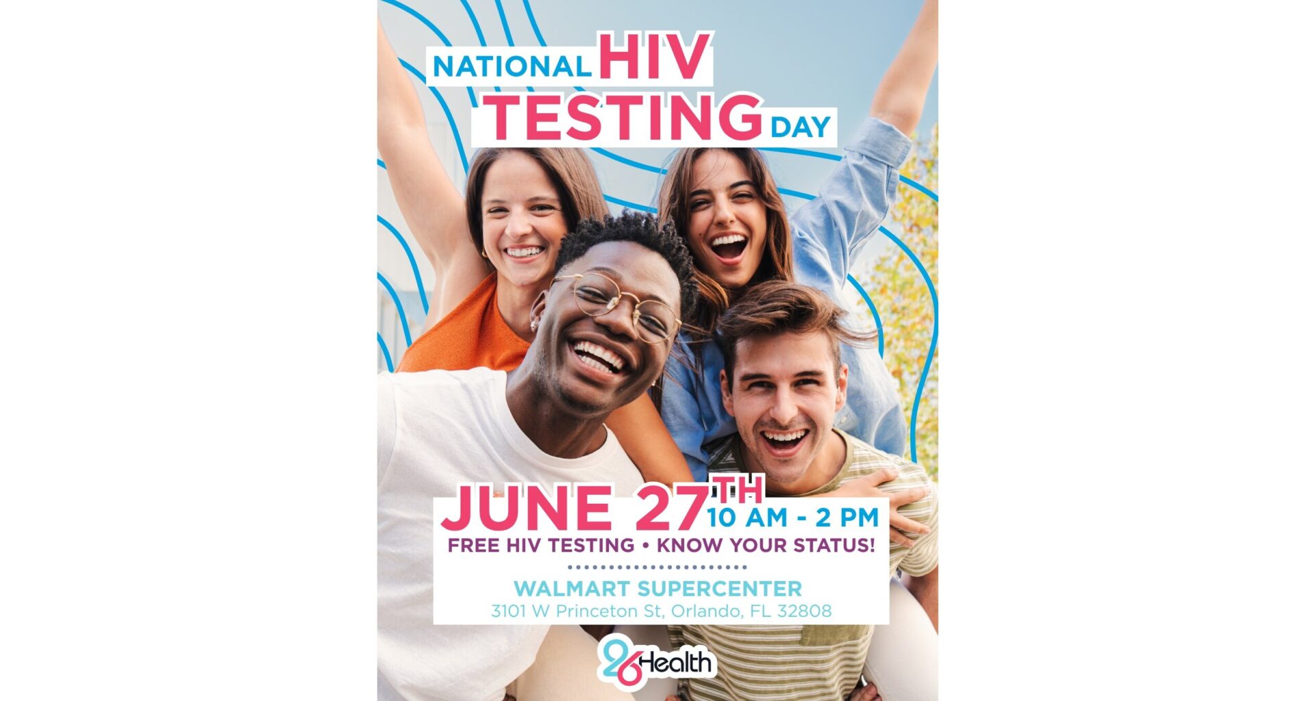 26Health to Offer Free HIV Testing in Orlando for National HIV Testing Day