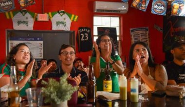 Mexico fans cheer on team from Tampa restaurant as World Cup opens