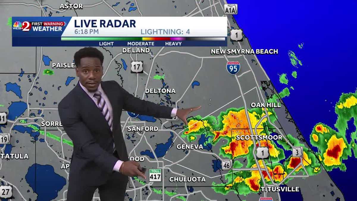 Strong And Severe Thunderstorms Surge Across Central Florida