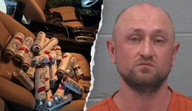 Florida man who allegedly had 34 open alcohol containers in car arrested for DUI