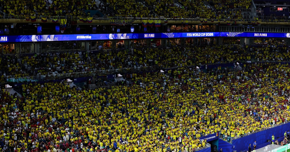 Colombia fans flood Miami Stadium for Portugal match