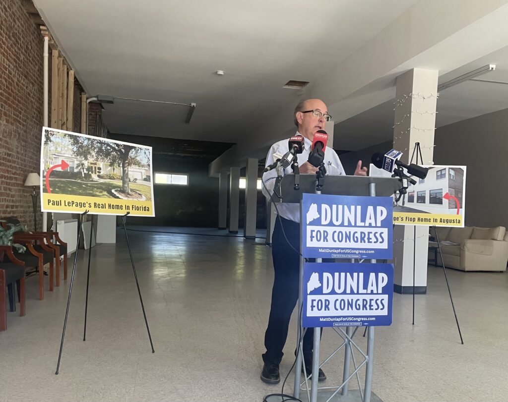 CD2 contender Dunlap releases records showing LePage’s wife claimed Florida property tax credit