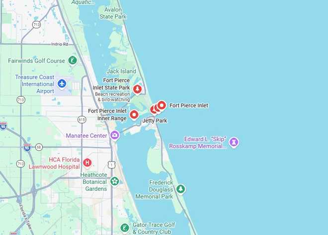 the body of a missing diver was recovered 4 1/2 hours after the person was reported missing in the fort pierce inlet.