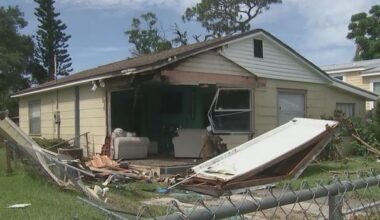 Family describes moment stolen car crashes into St. Pete home, sparking fire