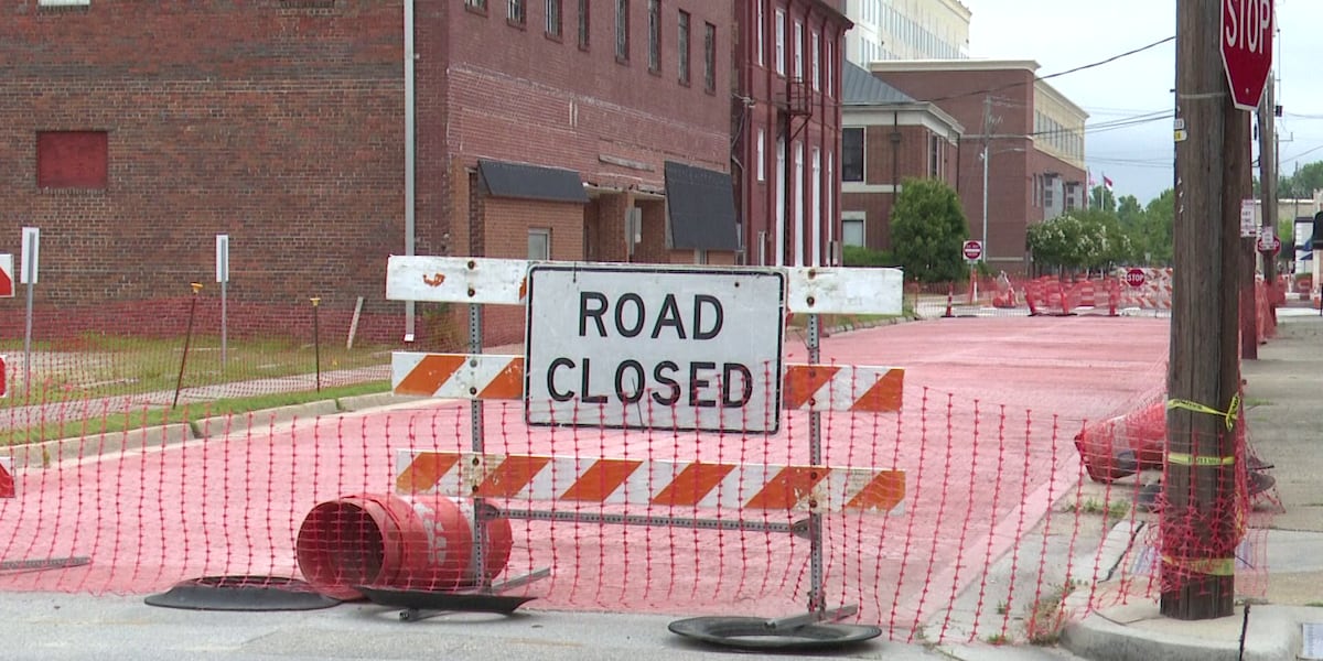 Jacksonville says Court Street construction remains on schedule