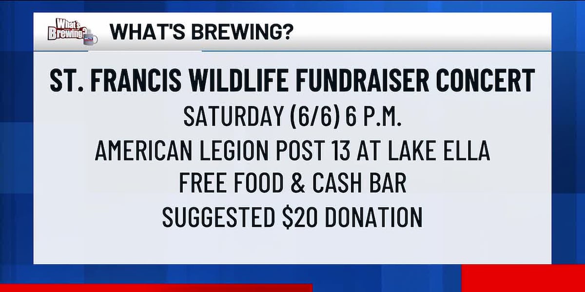 What’s Brewing - St. Francis Wildlife Fundraiser Concert