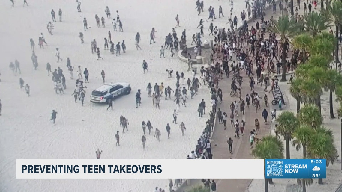 Leaders and community members in the Tampa Bay area urge for measures to address 'teen takeovers'