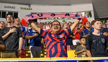 Scenes from US-Paraguay World Cup watch party in St. Petersburg