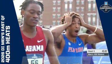 Alabama's Ogazi, Florida's Braun run No. 3 and No. 6 all-time NCAA men's 400 meters